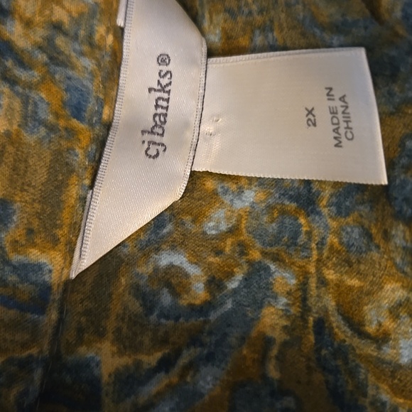 CJBanks:Floral Green Button-Up Jacket - Picture 5 of 5